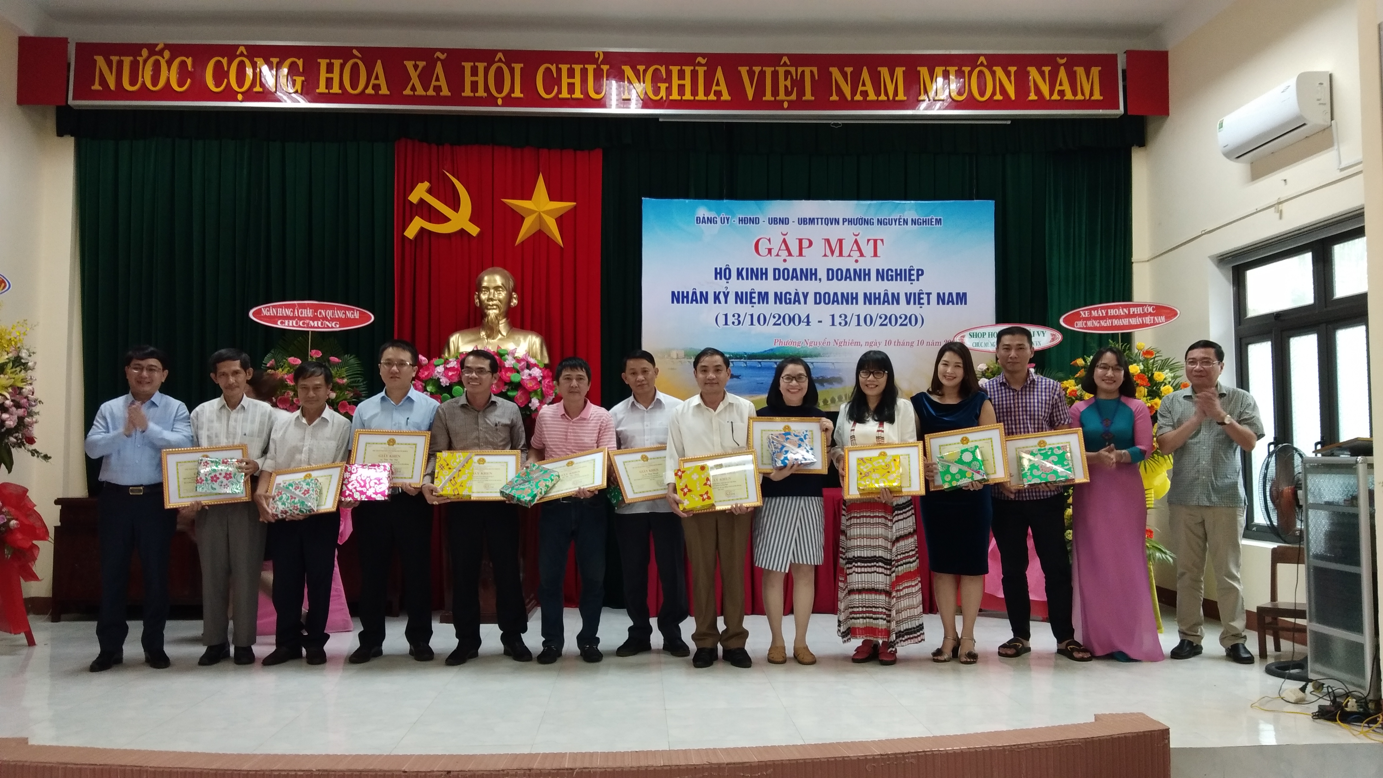 Phường Nguyễn Nghiêm gặp mặt hộ kinh doanh, doanh nghiệp