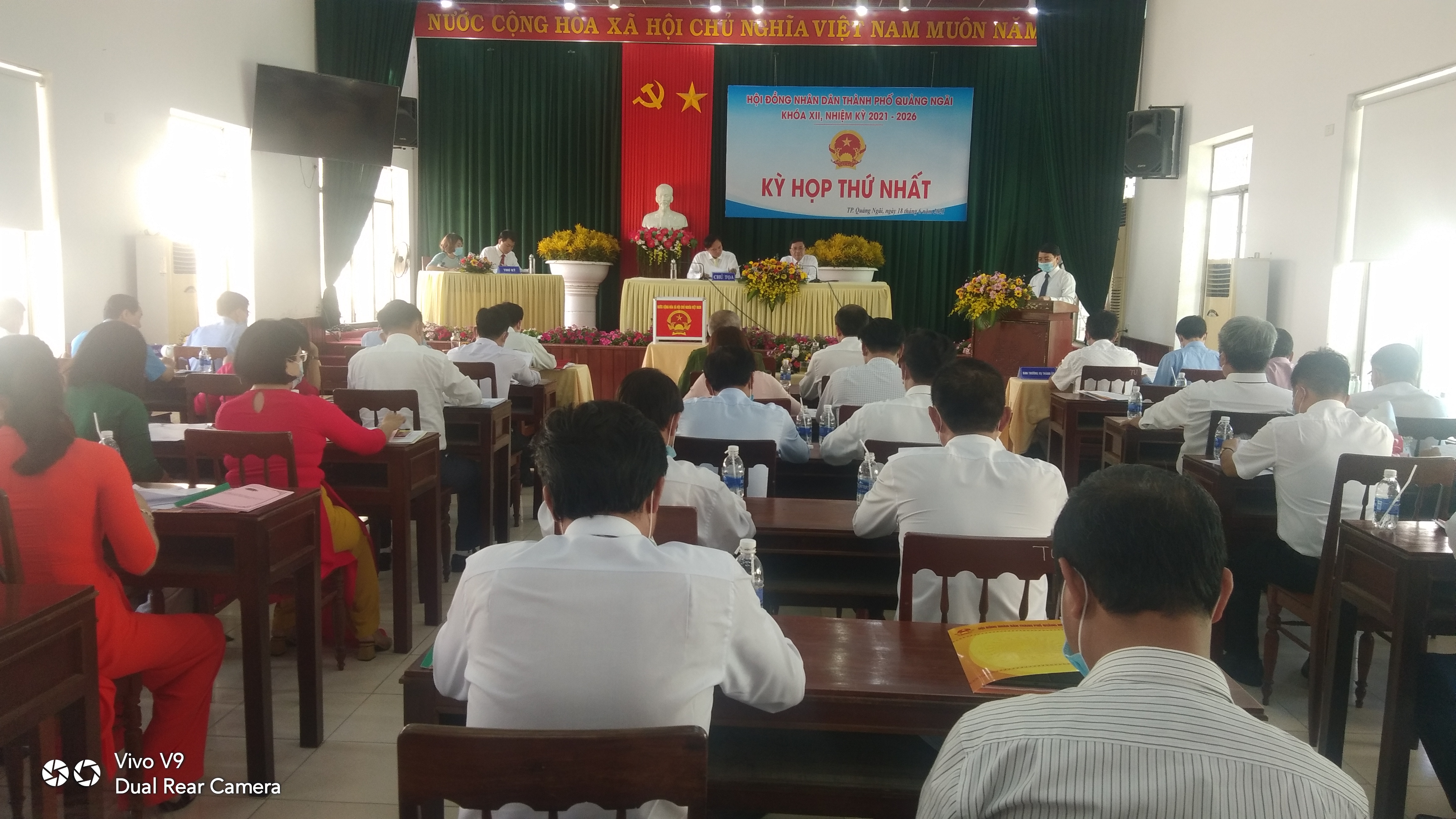 HĐND thành phố Quảng Ngãi khóa XII, nhiệm kỳ 2021 – 2026 họp kỳ họp thứ nhất