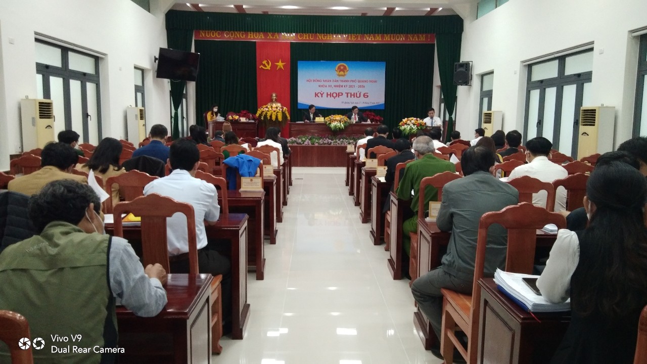 HĐND thành phố Quảng Ngãi khai mạc kỳ họp thứ 6, khóa XII