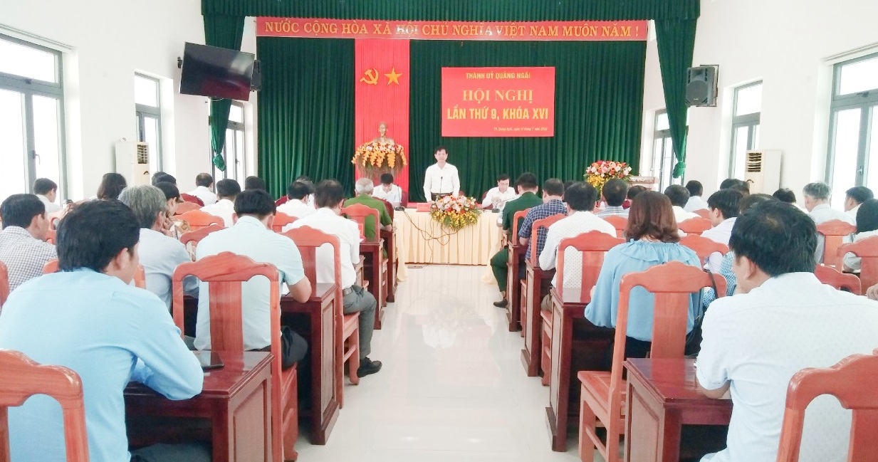 Thành ủy Quảng Ngãi triển khai nhiệm vụ 6 tháng cuối năm 2022