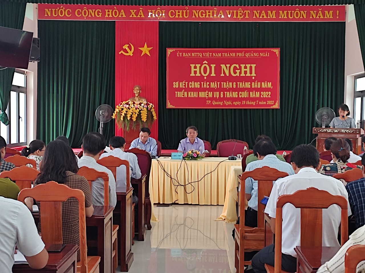 Thành phố Quảng Ngãi: Sơ kết công tác Mặt trận 6 tháng đầu năm 2022