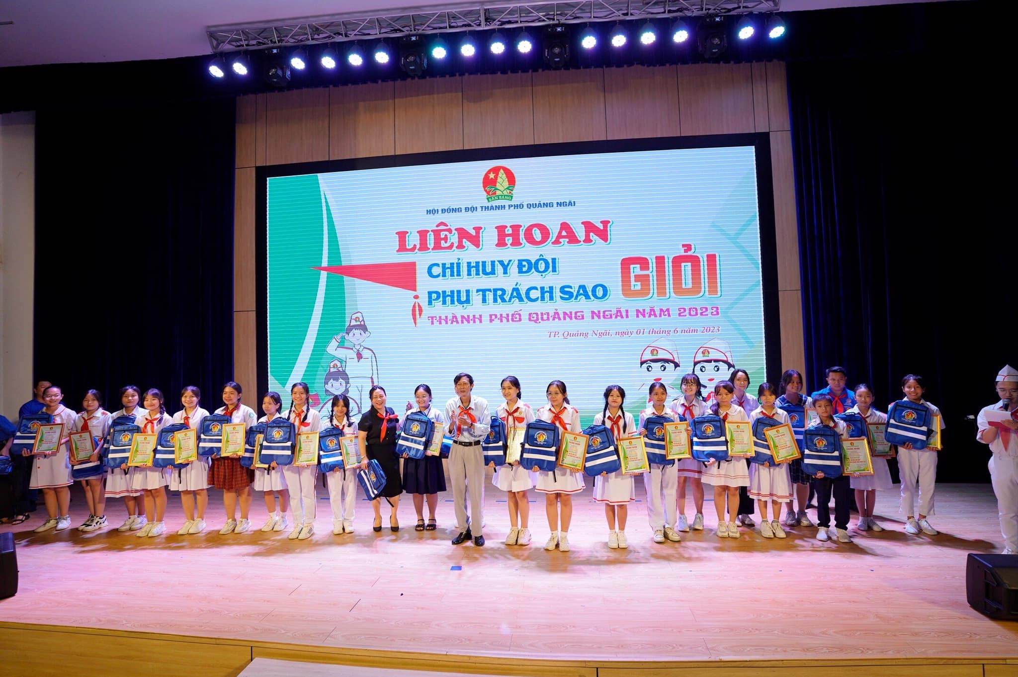 Hội đồng Đội thành phố Quảng Ngãi đã tổ chức Liên hoan Chỉ huy Đội giỏi, Phụ trách Sao giỏi thành phố Quảng Ngãi năm 2023
