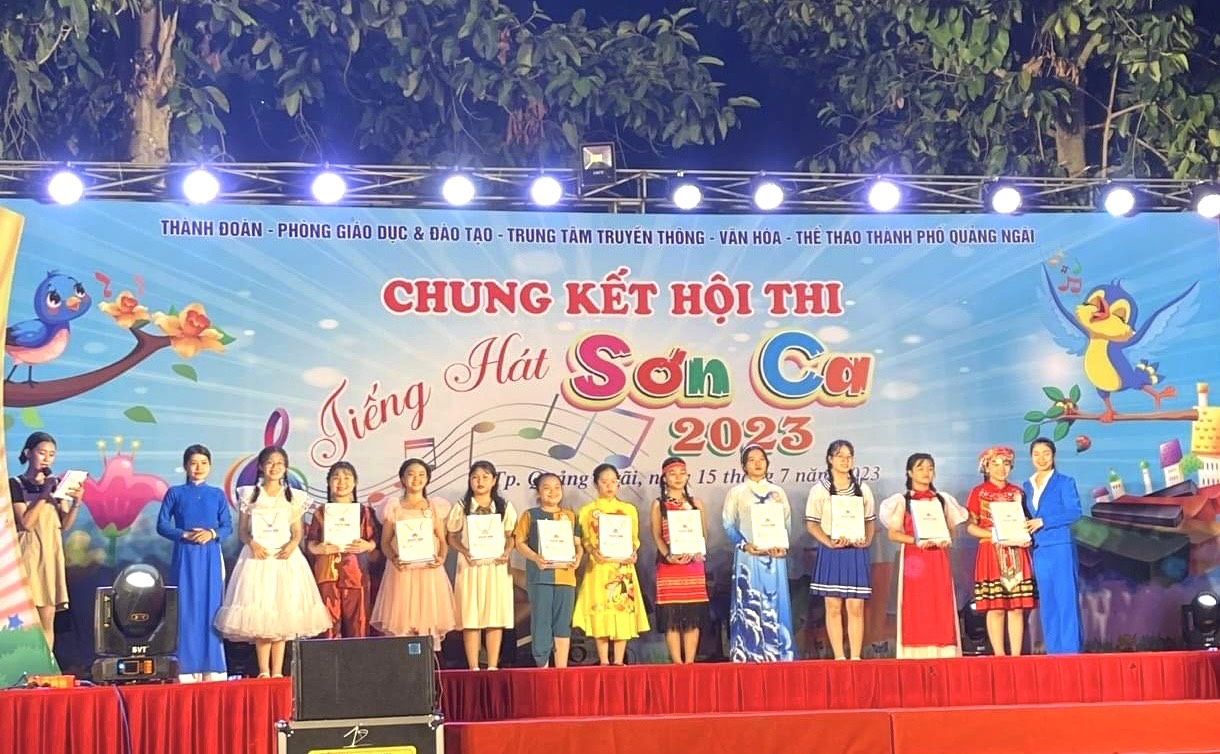 Chung kết Hội thi “Tiếng hát Sơn Ca” TP. Quảng Ngãi năm 2023