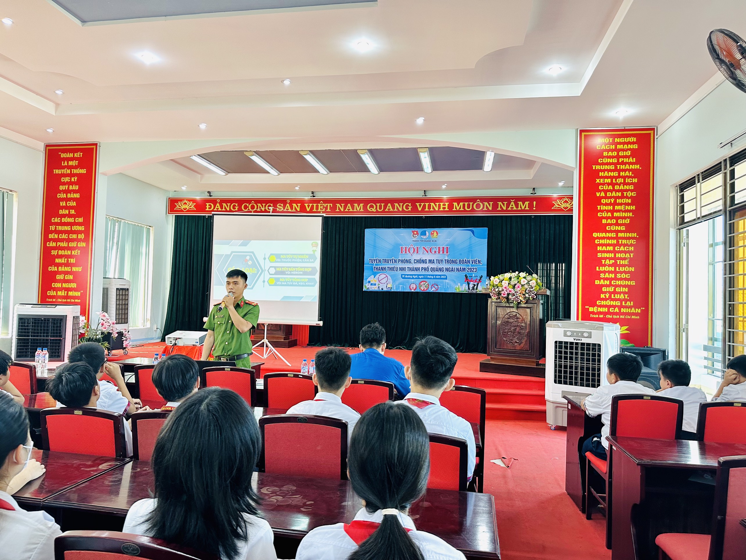 Hội nghị tuyên truyền phòng, chống ma túy trong đoàn viên, thanh thiếu nhi thành phố Quảng Ngãi năm 2023