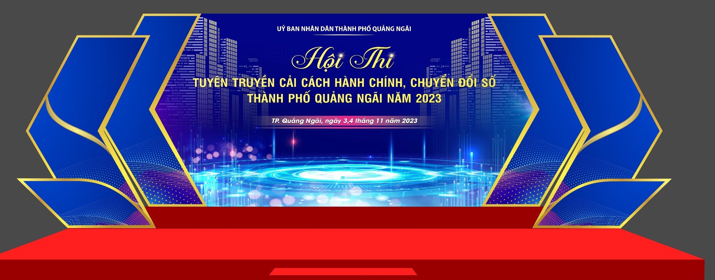 Thành phố Quảng Ngãi tổ chức Hội thi tuyên truyền cải cách hành chính, chuyển đổi số năm 2023