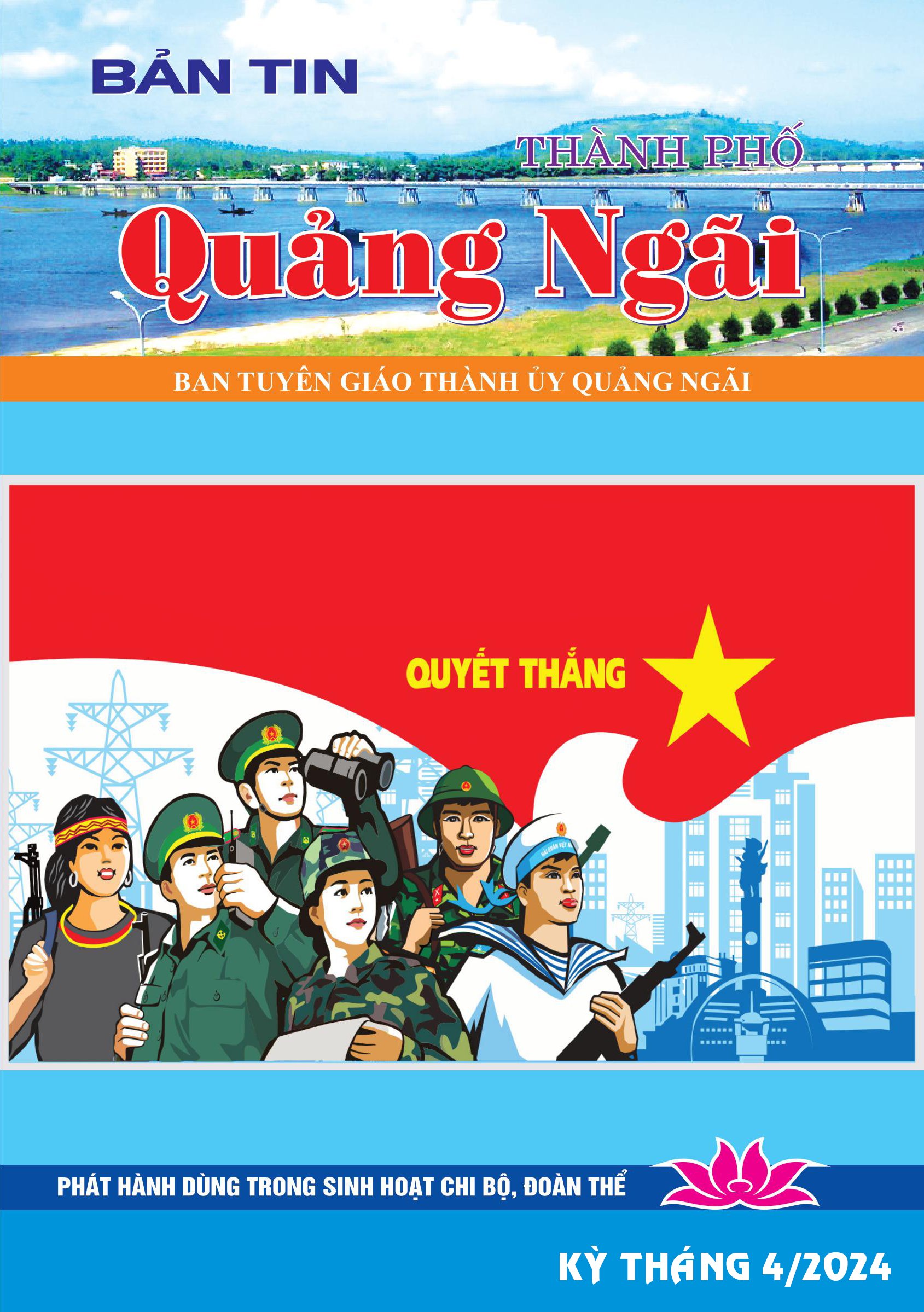 Bản tin nội bộ thành phố Quảng Ngãi - Kỳ tháng 4/2024