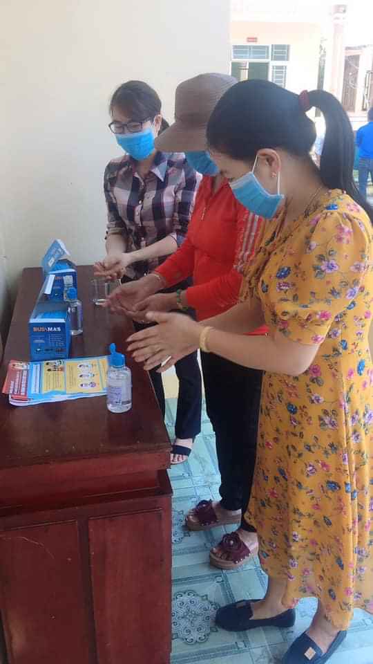 Thành phố Quảng Ngãi: thực hiện mô hình “điểm rửa tay sát khuẩn” trong việc phòng, chống dịch bệnh Covid-19