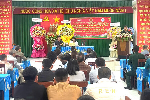 Ngày hội biên phòng toàn dân tại xã An Phú