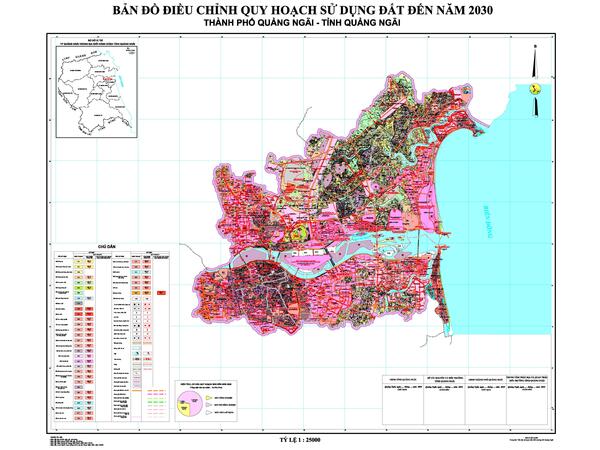 Về việc công khai thông tin, tổ chức lấy ý kiến nội dung Điều chỉnh Quy hoạch sử dụng đất giai đoạn 2021-2030 thành phố Quảng Ngãi